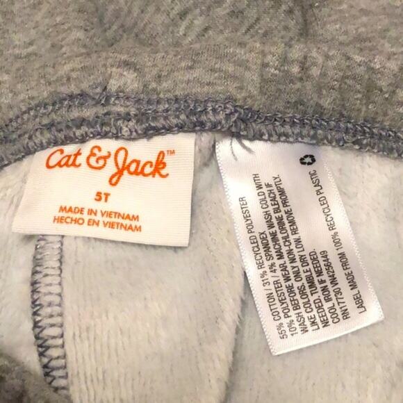 Cat & Jack Girl’s Gray Sweatpants Size 5T - Picture 6 of 6